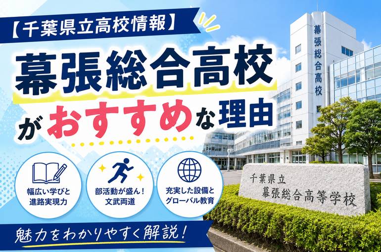 幕張総合高校がおすすめな理由