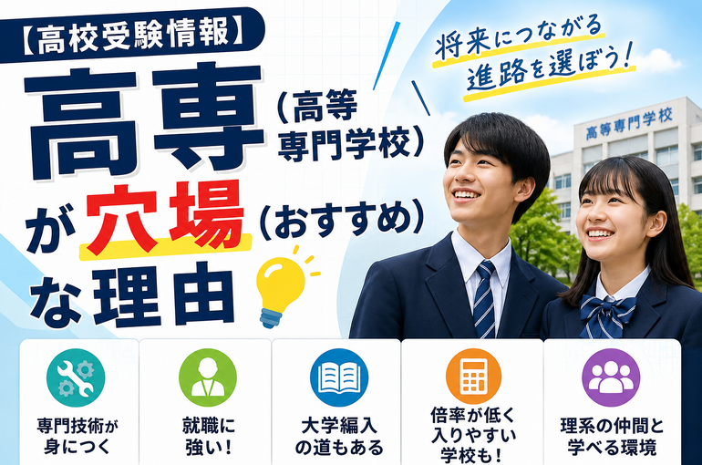 高専が穴場な理由